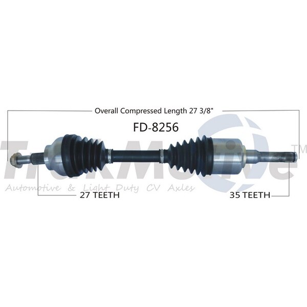 Surtrack Axle Cv Axle Shaft, Fd-8256 FD-8256 - main